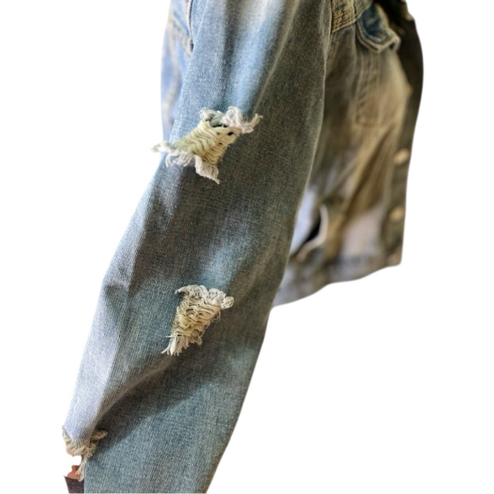 Womenβs Denim Jacket Size M Medium - Picture 10 of 16